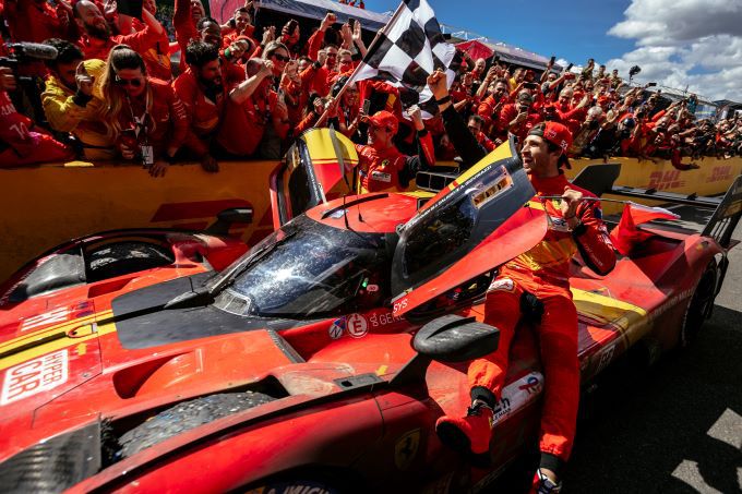 24H Le Mans 2023 Ferrari winnaar foto 4