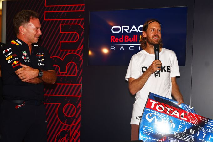Sebastian Vettel Christian Horner