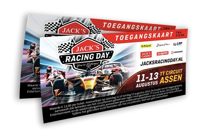 Free ticket Jack's Racing Day