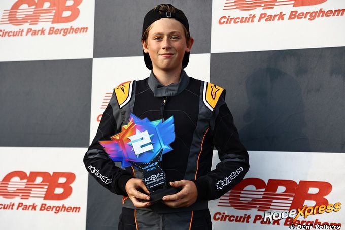 Verdiend podium voor racetalent Jim Baak in Rotax Max Junior