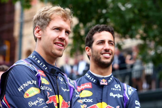 Ricciardo Vettel De Vries