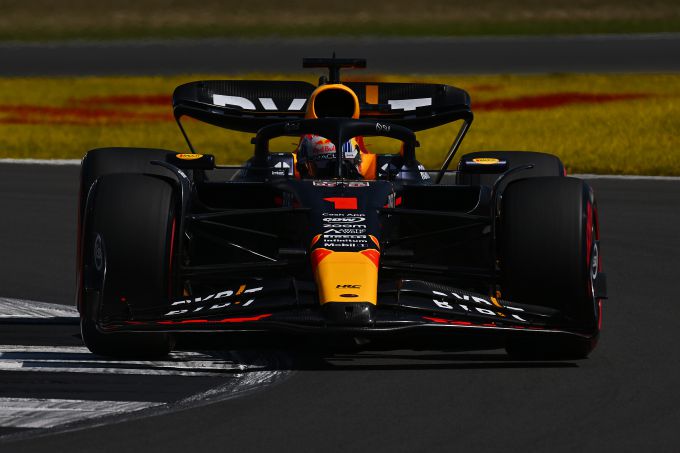 Tweede vrije training Silverstone Max Verstappen