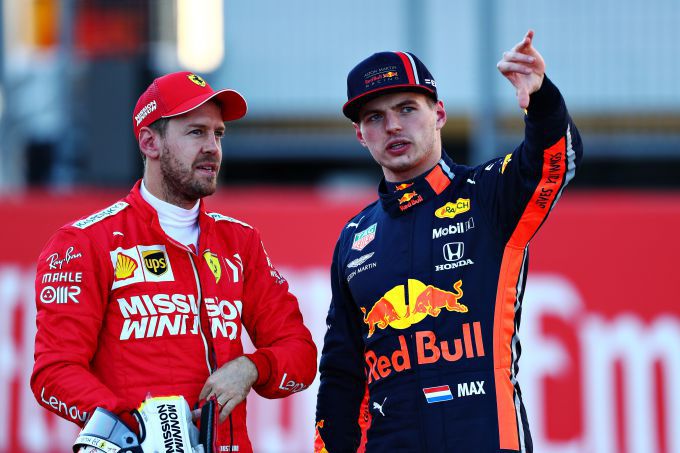 Sebastian Vettel Max Verstappen