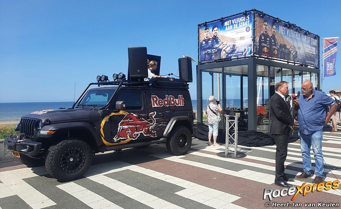 Red Bull raceauto F1-wethouder Jan Jaap de Kloet