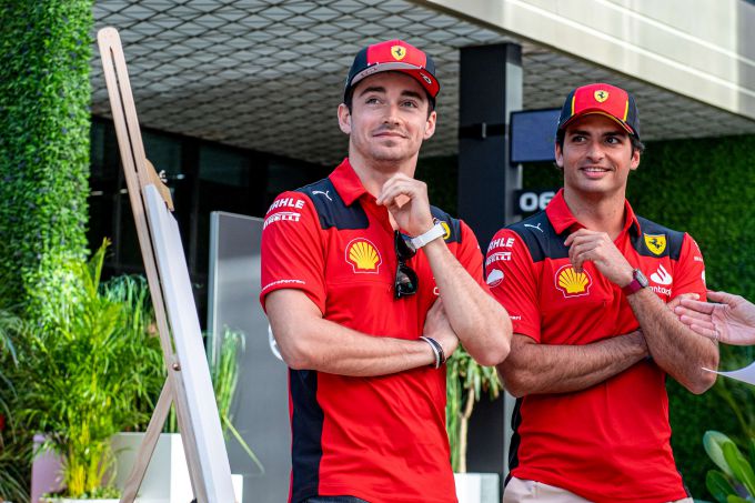 Carlos Sainz Charles Leclerc