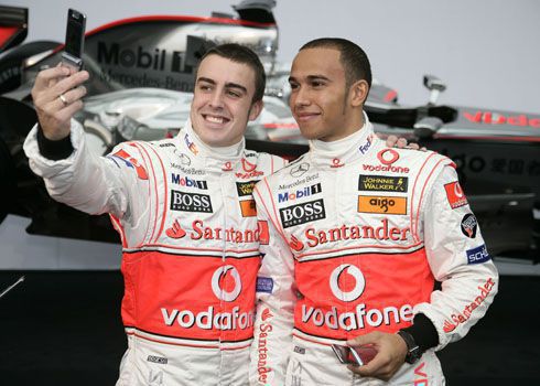 Fernando Alonso Lewis Hamilton F1 2007