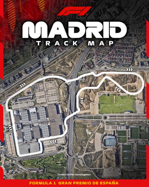 Madrid vanaf 2026 op Formule 1-kalender 