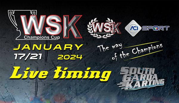 Live-timing: 2024 WSK Champions Cup op het South Garda Karting in Lonato