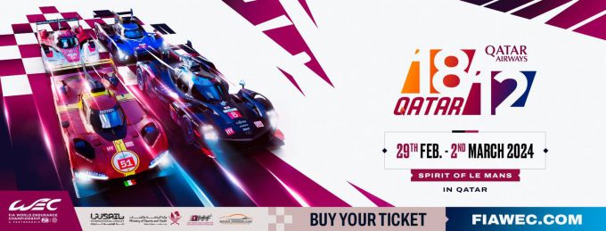 FIA WEC Qatar 2024 Event poster