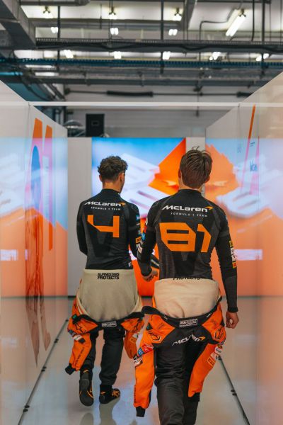 Lando Norris en Oscar Piastri F1 McLaren