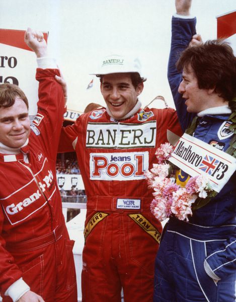 Senna viert opnieuw een F3 overwinning op Silverstone in 1983