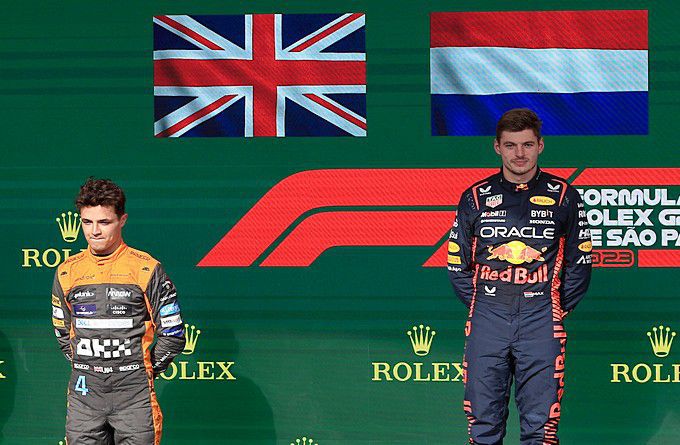 Lando Norris Max Verstappen
