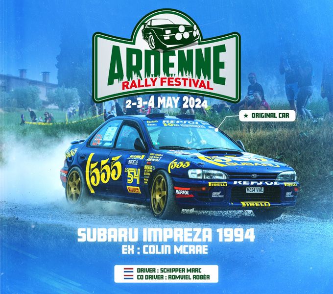 Ardenne Rally Festival - Subarus Impreza 555 ex-Colin McRae