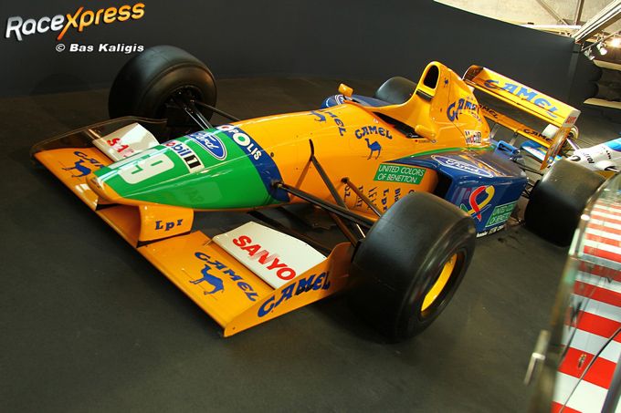 groengele 3.5 liter V8 Benetton Ford won Michael Schumacher