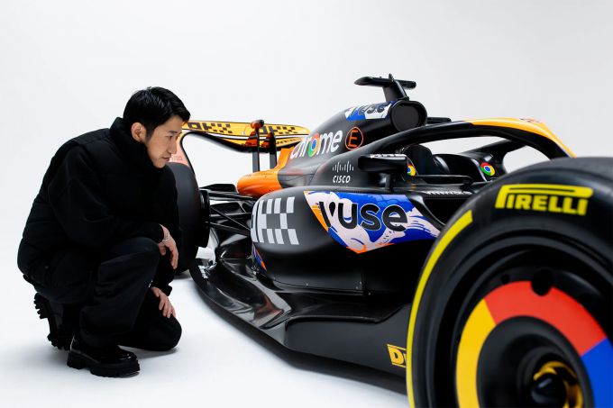 McLaren GP Japan kleurstelling Japanse kunstenaar MILTZ Foto 1
