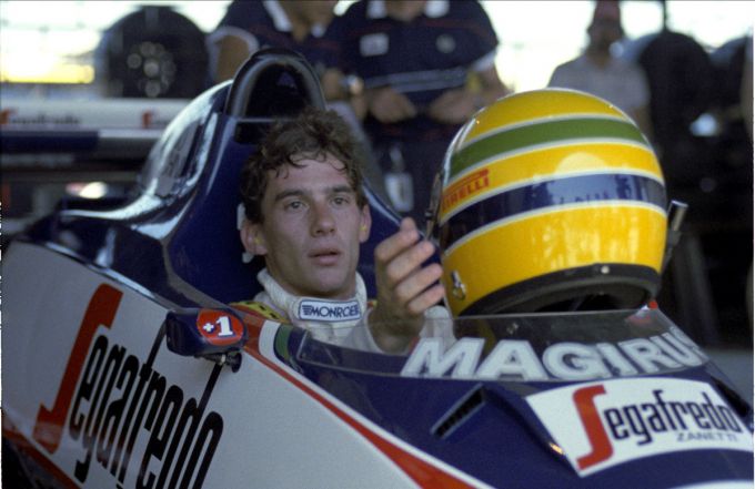 Silverstone Festival 2024 Pierre Gasley Ayrton Senna Toleman TG183B foto 2