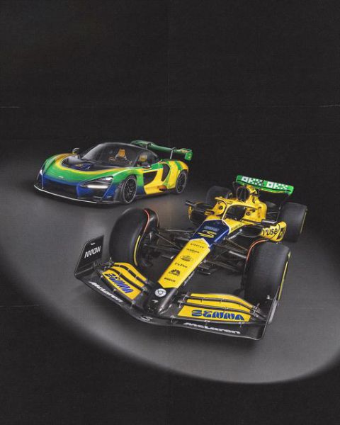 GP Monaco 2024 McLaren livery Ayrton Senna foto 7