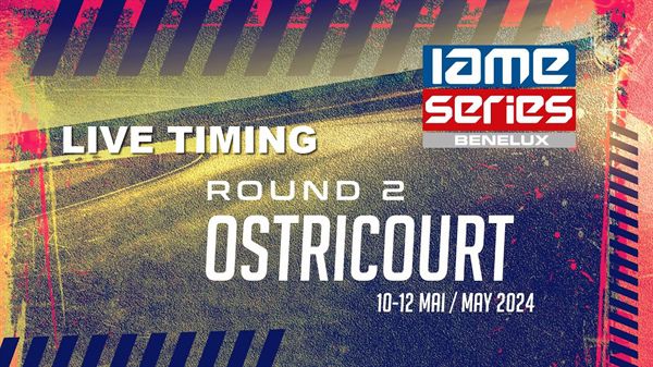 Live-timing: IAME Series Benelux 2024 Round 2 at the Racing Kart JPR in Ostricourt