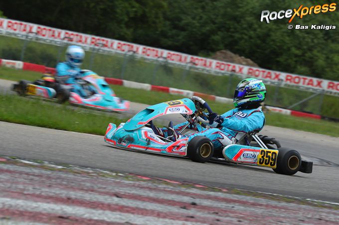 Dante en Brent Spaepen tonen uitstekende snelheid in GK4 Kart Series