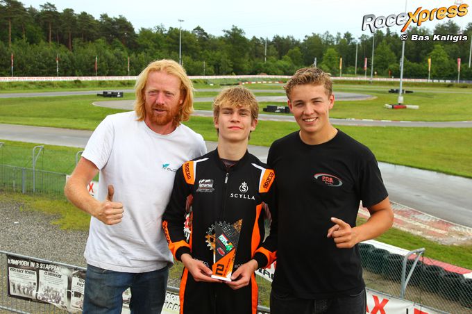 Hard werken loont weet kartcoureur Stijn Boss tweede in GK4 Kart Series