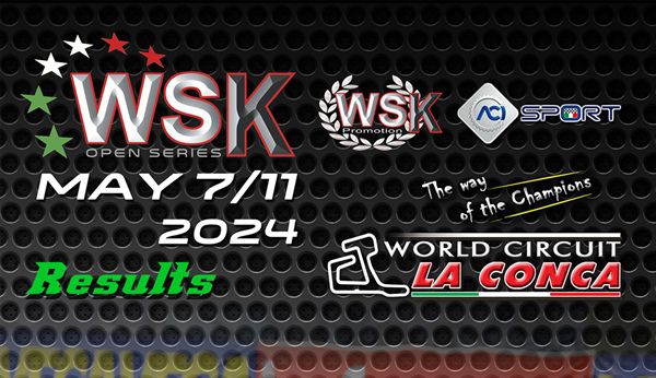 #results 2024 WSK Open Series Internationale Circuit La Conca
