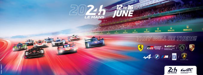 24 Uur Le Mans 2024 event poster