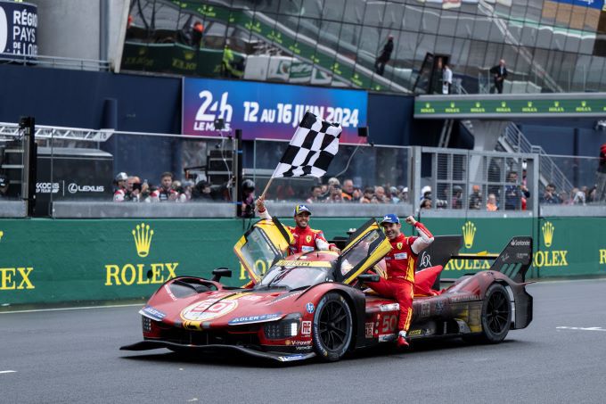 Ferrari wint 24 Uur Le Mans 2024 Foto 3