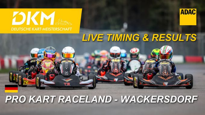 DKM op Pro Kart Raceland in Wackersdorf