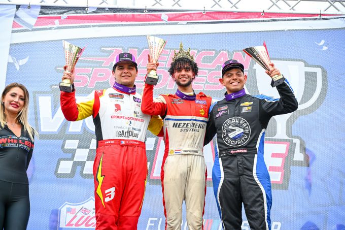 Liam Hezemans de enige leider in de Junior Trophy na NASCAR GP UK overwinning