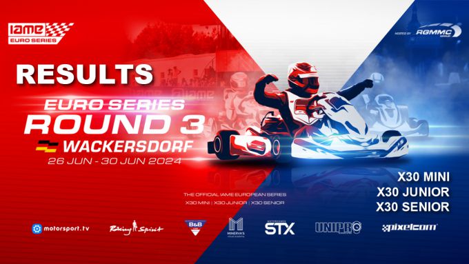 2024 IAME Euro Series Ronde 3 op het ProKart Raceland in Wackersdorf