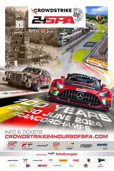 CrowdStrike 24 Hours of Spa Mercedes-AMG Foto ? event poster