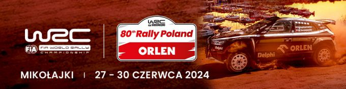 ORLEN 80e Rally van Polen event banner