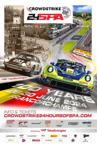Centenary 24 Hours of Spa 2024 Porsche Foto 5 Porsche event poster
