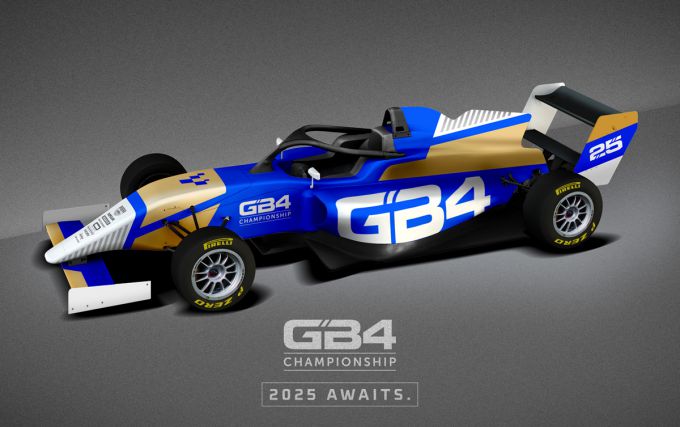 GB4 Kampioenschap upgrade naar Tatuus MSV GB4-025 auto voor 2025