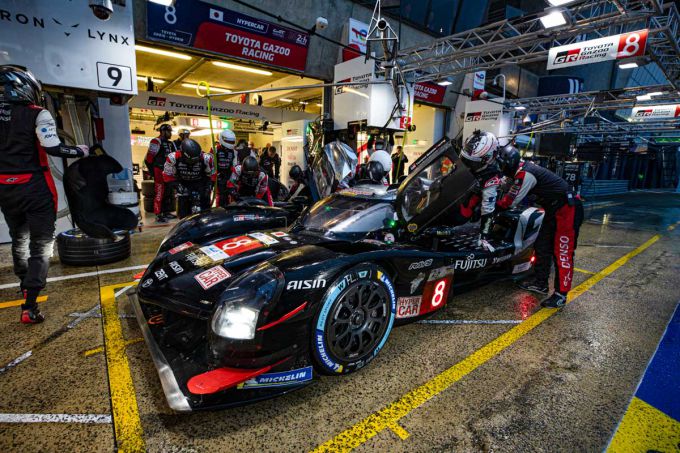 24 Uur Le Mans 2024 pitstop Toyota Nr8