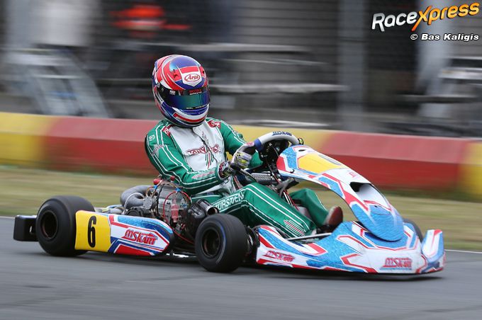 Wout debuteerde in de prestigieuze KZ2 schakelkart-klasse