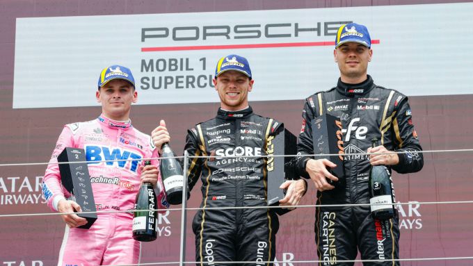 Porsche Mobil 1 Supercup, Spielberg start foto 3 podium