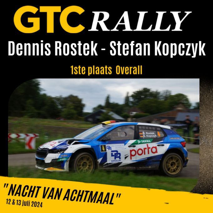 GTC Rally 2024 Dennis Rostek winnaar