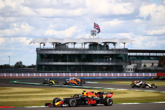 Grand Prix van Groot-Brittanni 2024 Silverstone Red Bull in actie