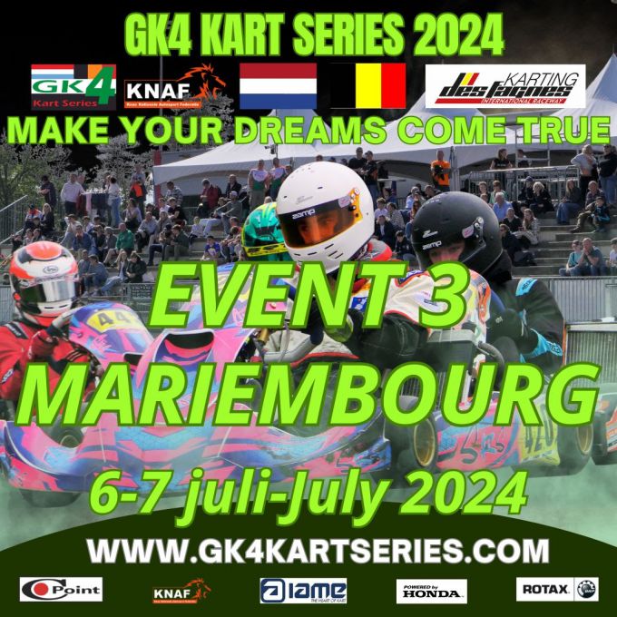 GK4 Kart Series karttrack Karting des Fagnes Mariembourg in Belgi