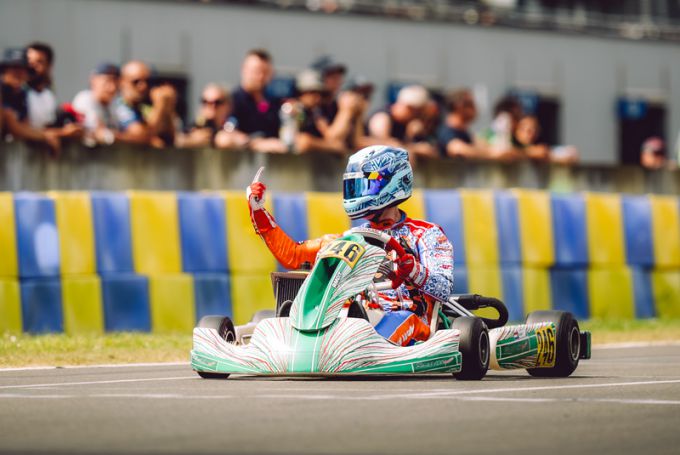 Ties Van Wijk ongenaakbaar in de Junior Max Finale