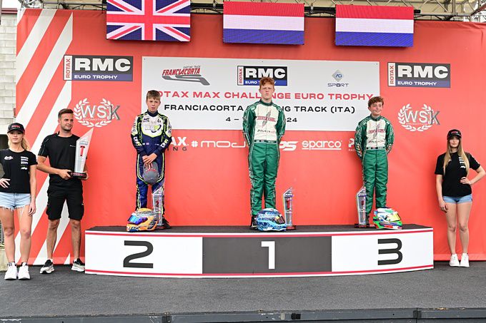 Ties van Wijk podium in Rotax Max Challenge Euro Trophy in Franciacorta