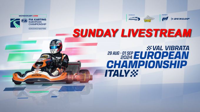 Livestream Super Heats en Finals van het FIA Europees kampioenschap karting - KZ, KZ2 en KZ2 Masters