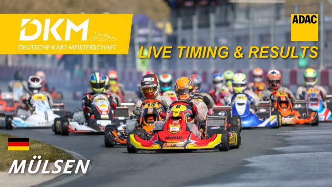 Live timing en uitslagen van de 5e Ronde DKM  in de Arena E in Mulsen