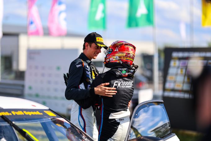 Leon Kohler en Maxime Oosten ADAC GT Masters-weekend Spa-Francorchamps Foto 2