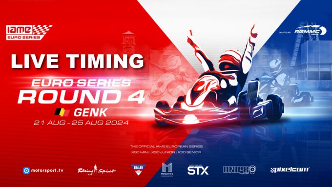 2024 IAME Euro Series Ronde 4 op het Home of Champions circuit van Genk