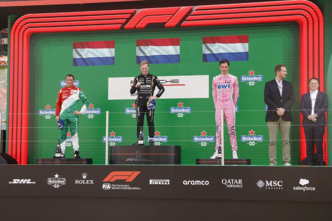 Podium Porsche Supercup