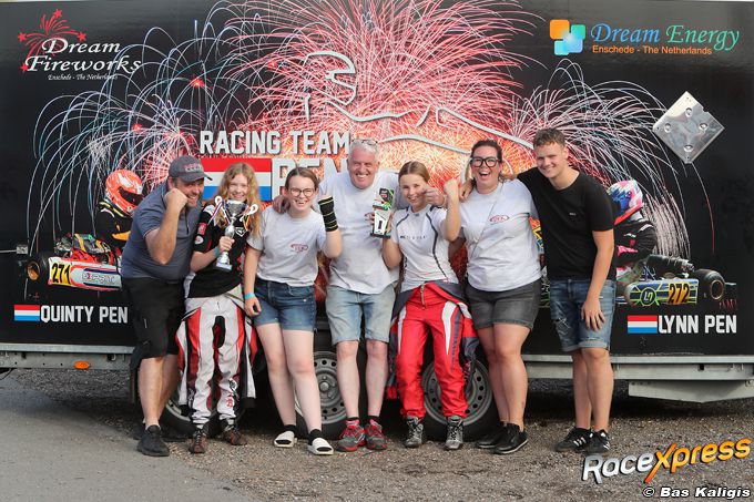 Quinty Penn (16) beste lady in GK4 Kart Series, zus Lynn (14) zwaait af voor autosportdebuut!