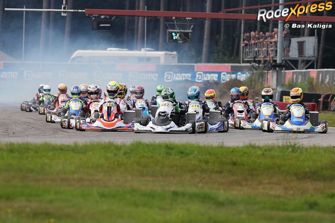 Jim Ringelberg neemt de kop bij start op Karting Genk