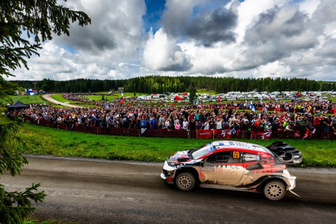 Secto Rally Finland Kalle Rovanpera Toyota actie bron foto red bull content pool